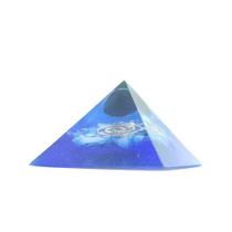 Orgonite Pirâmide ul Com Pedra Estrela - Conhecimento - Master Chi
