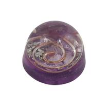 Orgonite Semi-esférico Lilás com Ametista - Espiritualidade