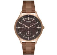 Orient feminino multifunção marrom ftssm059 n1nx