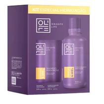 Oriente life banana e mel shampoo + condicionador home care 500ml caixa Oriente life banana e mel shampoo + condicionador home care 500ml caixa