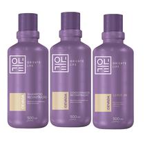Oriente life kit cevada shampoo + condicionador + leave-in home care 500ml