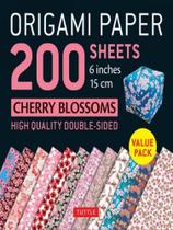 Origami paper 200 sheets cherry blossoms 6 inches 15 cm - TUTTLE PUBLISHING Origami paper 200 sheets cherry blossoms 6 inches 15 cm - TUTTLE PUBLISHING