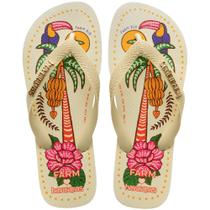 Original! Chinelo Havaianas Farm Diversas Estampas