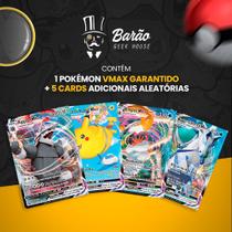 ORIGINAL- Pacotinho de 5 cartas + Pokemon VMAX/VSTAR SORTIDO