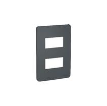 ORION Placa 4X2 2 Postos Stellar Black S - SCHNEIDER (S730121294)