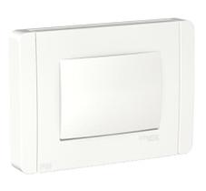 Orion placa 4x2 3 posto branco ip55