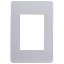 Orion Placa 4x2 3 Postos Gamma Silver - Schneider