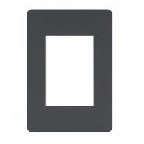 Orion Placa 4x2 3 Postos Stellar Black - Schneider Orion Placa 4x2 3 Postos Stellar Black - Schneider