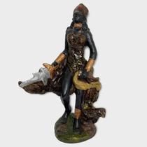 Orixá Iansã em Resina 15 cm Umbanda Candomblé-Escolha a Cor