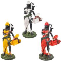 Orixá Iansã Força Proteção em Resina 23 cm- Escolha a Cor