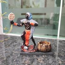 Orixás Da Umbanda Em Resina 15 Cm Com Porta Vela