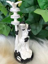 Orixás oxalá 15cm em resina(fábricação própria)