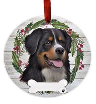 Ornament E&S Imports Bernese Mountain Ceramic DIY personalizável