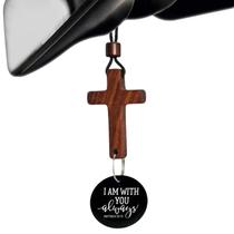 Ornamento cruzado do espelho retrovisor do carro Yappy Daily Bible Verse