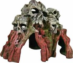 Ornamento de aquário Blue Ribbon Skull Mountain 23x15x15 cm