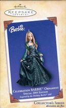 Ornamento de Celebracão Barbie - Edição Limitada 2004 (QX86)