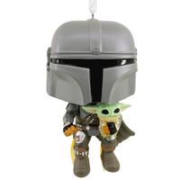 Ornamento de Natal Funko POP! Star Wars Mandalorian com O Child Hallmark