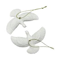 Ornamento De Natal Pomba Da Paz Branca Com Corda, Decoração Para Casa, Melhor Presente Para Alguém Ornamento De Natal Pomba Da Paz Branca Com Corda, Decoração Para Casa, Melhor Presente Para Alguém