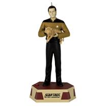 Ornamento de Ode to Spot da Hallmark Keepsake Star Trek Data Ornamento de Ode to Spot da Hallmark Keepsake Star Trek Data