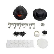 Ornamento De Painel De Carro Em Forma De Pato Preto Brilhante Para Mulheres, Acessório De Moda Com Ornamento De Painel De Carro Em Forma De Pato Preto Brilhante Para Mulheres, Acessório De Moda Com