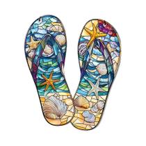 Ornamento De Parede Estilo Praia Em Acrílico Com Estrela-do-mar E Concha, Decoração Suspensa Para Ornamento De Parede Estilo Praia Em Acrílico Com Estrela-do-mar E Concha, Decoração Suspensa Para