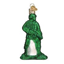 Ornamento do brinquedo do homem do exército do velho mundo do Natal, verde - Old World Christmas