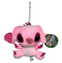 Ornamento Enfeite De Pelúcia Para Árvore De Natal Boneca Angel Rosa Decoração Natalina Personagem Filme Desenho Lilo Stitch Disney
