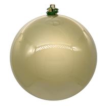 Ornamento esférico con perlas champaña perforado UV Vickerman de 4 cm (6)