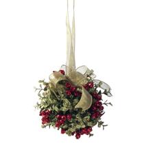 Ornamento Ganz Mistletoe Door Kiss Ball (KK16) Acrílico 12 cm