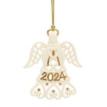 Ornamento Lenox 895755 2024 Um ano para lembrar, anjo Ornamento Lenox 895755 2024 Um ano para lembrar, anjo