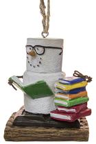 Ornamento Midwest-CBK S'Mores Book Lovers Book Nerd Resin 8 cm Ornamento Midwest-CBK S'Mores Book Lovers Book Nerd Resin 8 cm