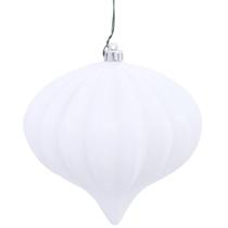 Ornamento Navideño Set de 3 Cebollas Brillantes Blancas Vickerman Ornamento Navideño Set de 3 Cebollas Brillantes Blancas Vickerman