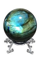Ornamento RALDMOV Labradorite Sphere Rock Quartz Crystal Ball