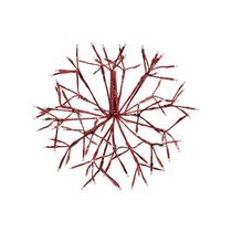 Ornamento suspenso Alpine Corporation 16 3D Snowflake com LED