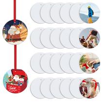 Ornamento suspenso HTVRONT 26 peças de 7,5 cm de Natal de dupla face Ornamento suspenso HTVRONT 26 peças de 7,5 cm de Natal de dupla face