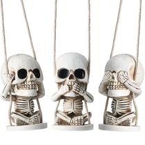 Ornamento suspenso Idefair Skull Decor para espelho retrovisor