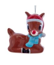 Ornamento suspenso Kurt S. Adler RDLPH DCPGE 7,5 cm