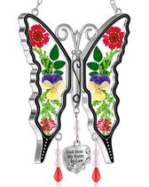 Ornamento suspenso KY & BOSAM Butterfly Suncatcher 10x13 cm