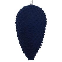 Ornamento suspenso Vickerman 25 cm de pinha azul meia-noite Ornamento suspenso Vickerman 25 cm de pinha azul meia-noite