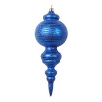 Ornamento Terminal Vickerman Azul Mate 10 cm 2 por Bolsa