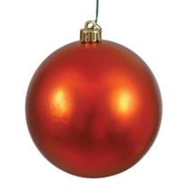 Ornamento Vickerman Bola Mate Naranja Envejecida 3 cm Paquete de 12