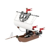 Ornamentos De Mesa De Barco Pirata Medieval, Blocos De Montar, Brinquedos, Presente