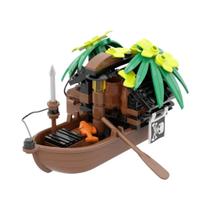 Ornamentos De Mesa De Barco Pirata Medieval, Blocos De Montar, Brinquedos, Presente