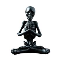 Ornamentos De Resina De Caveira De Halloween Para Yoga, Decorações Para Casa, Presente Comemorativo,