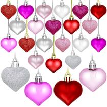 Ornamentos em Formato de Coração para o Dia dos Namorados - Conjunto Hidreamz com 24 Peças