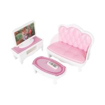 Ornamentos simulados para casa de brincar infantil, mini modelo de brinquedo