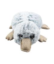 Ornitorrinco Cinza Claro ou Cinza Escuro Deitado 26cm - Pelúcia Ornitorrinco Cinza Claro ou Cinza Escuro Deitado 26cm - Pelúcia