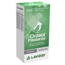 Orosol - Complexo Vitamínico - 10ml de Pássaros Aves Roedores Suínos Bovinos Equinos Gato Cachorro