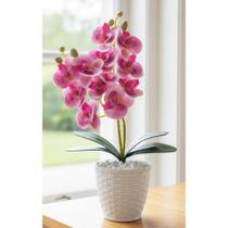 Orquídea Artificial Pink 28cm: Toque de Luxo e Vida Duradour