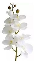 Orquídea Branca Artificial Pequena Para Arranjo